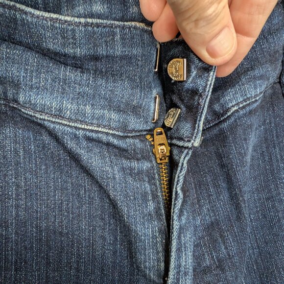 7 For All Mankind Stylish Blue Flared Jeans (u6010418S-418S) Size 29 - Picture 7 of 14